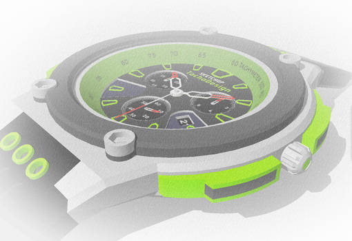 Sports Watch made on SketchUp