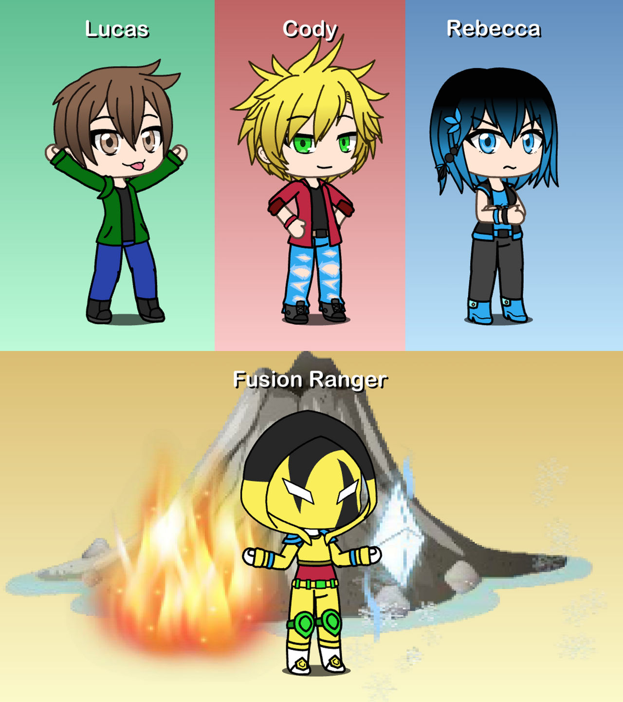 The Yellow Fusion Ranger by Rain-Fireheart on DeviantArt