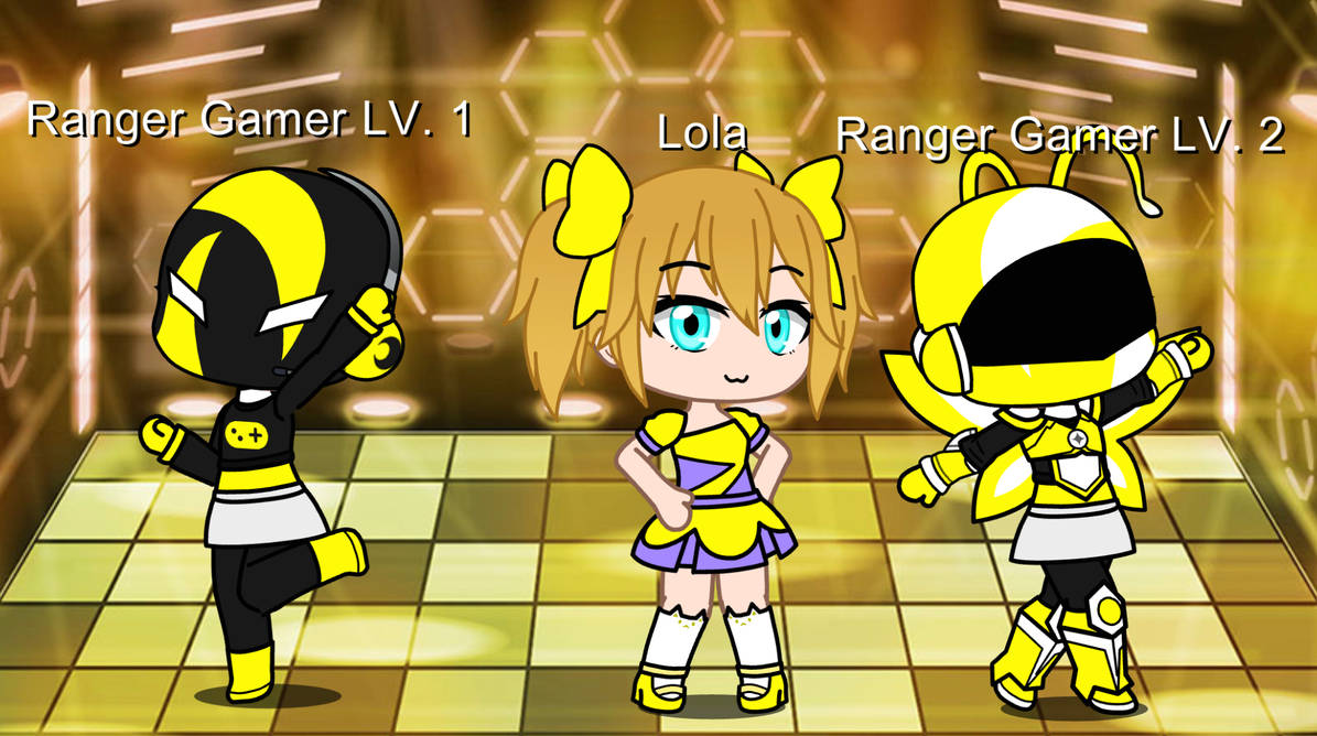 Lola/Ranger Gamer Yellow by RainDrawsStuffs on DeviantArt