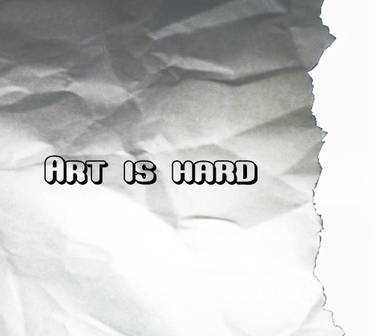 Art is hard