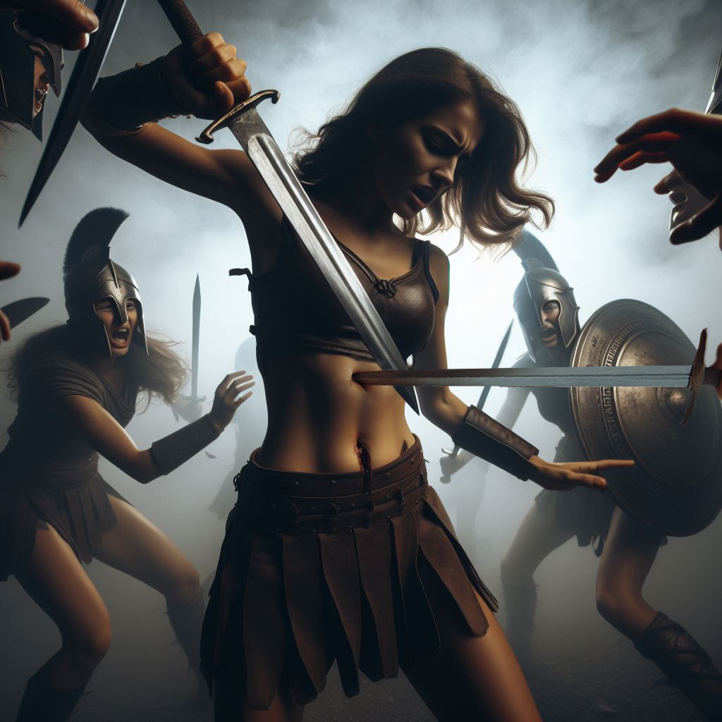 Amazon Deviantart Amazons bad fight day 065 by Achilesss on DeviantArt