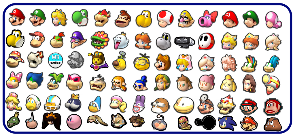 My Own Mario Kart Roster by AwesomeIsaiah on DeviantArt