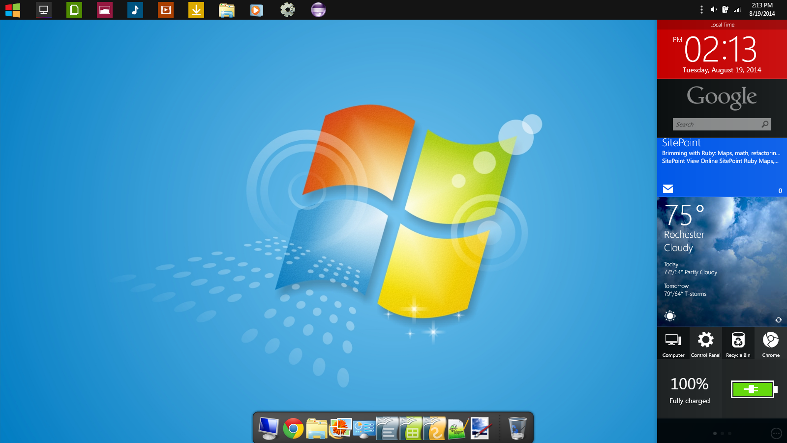 Windows 9 Desktop by yogert96 on DeviantArt