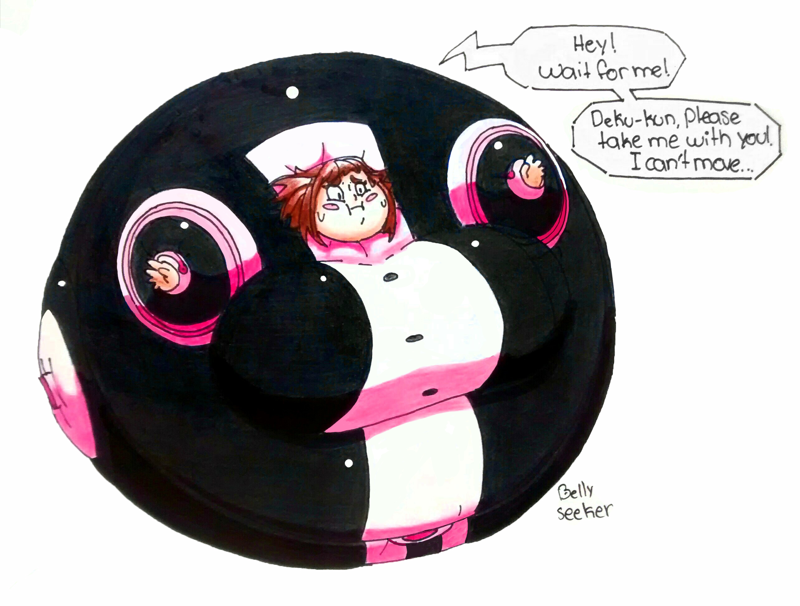 Body Inflation Mha Uraraka Inflation 4/4 Final by TheBellySeeker on DeviantArt