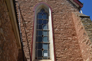 .Church window.