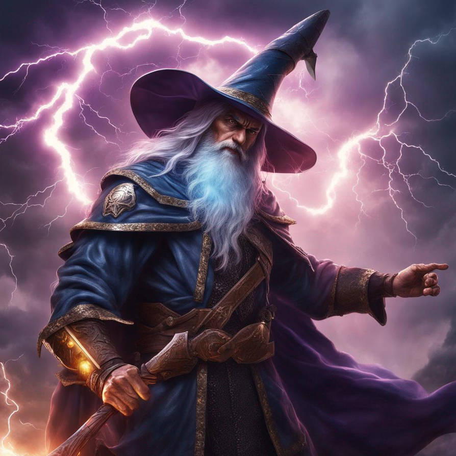 Powerful Wizard Casting A Lightning Strike by Diemerclan15 on DeviantArt
