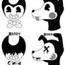 Characters heads |Bendy and the Ink Machine|