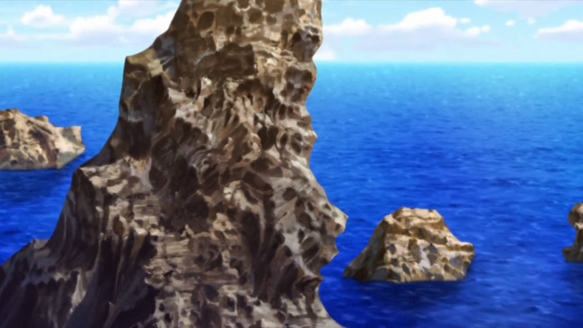 Anime Floating Rocks Anime Background by FallofShinobi on DeviantArt
