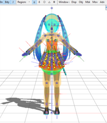 MMD Ponpuchou Miku WIP1 Bodies