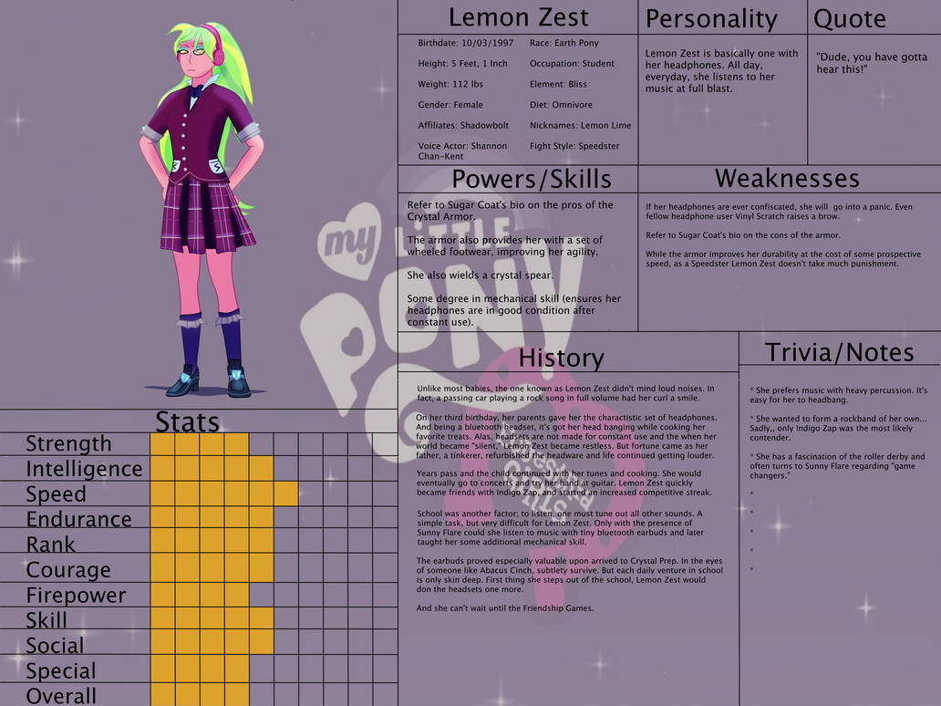 Jongojiverse Bio 39 Lemon Zest By Jongoji245 On Deviantart