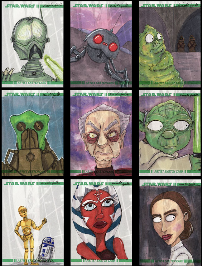 Star Wars Sketch Cards 2