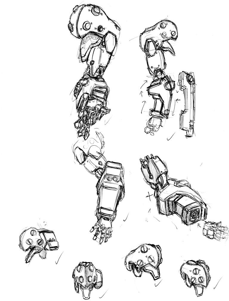 robot arm design part 1 by sinms on DeviantArt