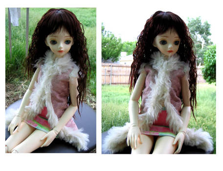 Pink MSD Size BJD Long vest