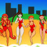 Cartoon Baywatch