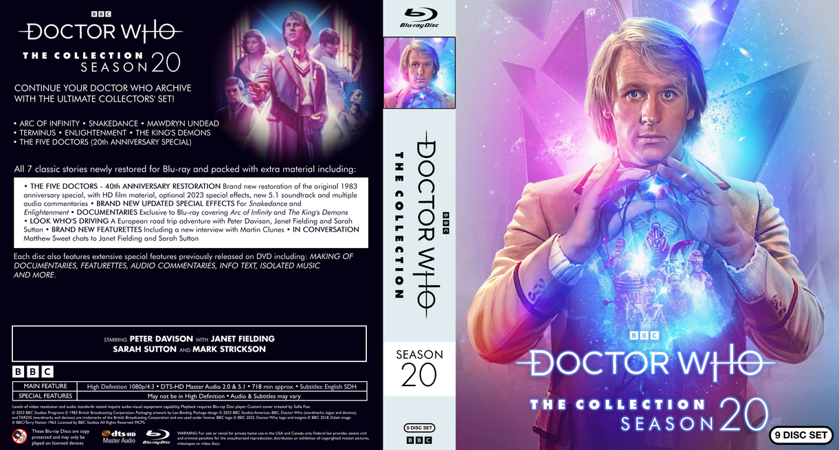 Doctor Who: The Collection Season 20 Blu-ray Cover by TrixieCat123 on ...