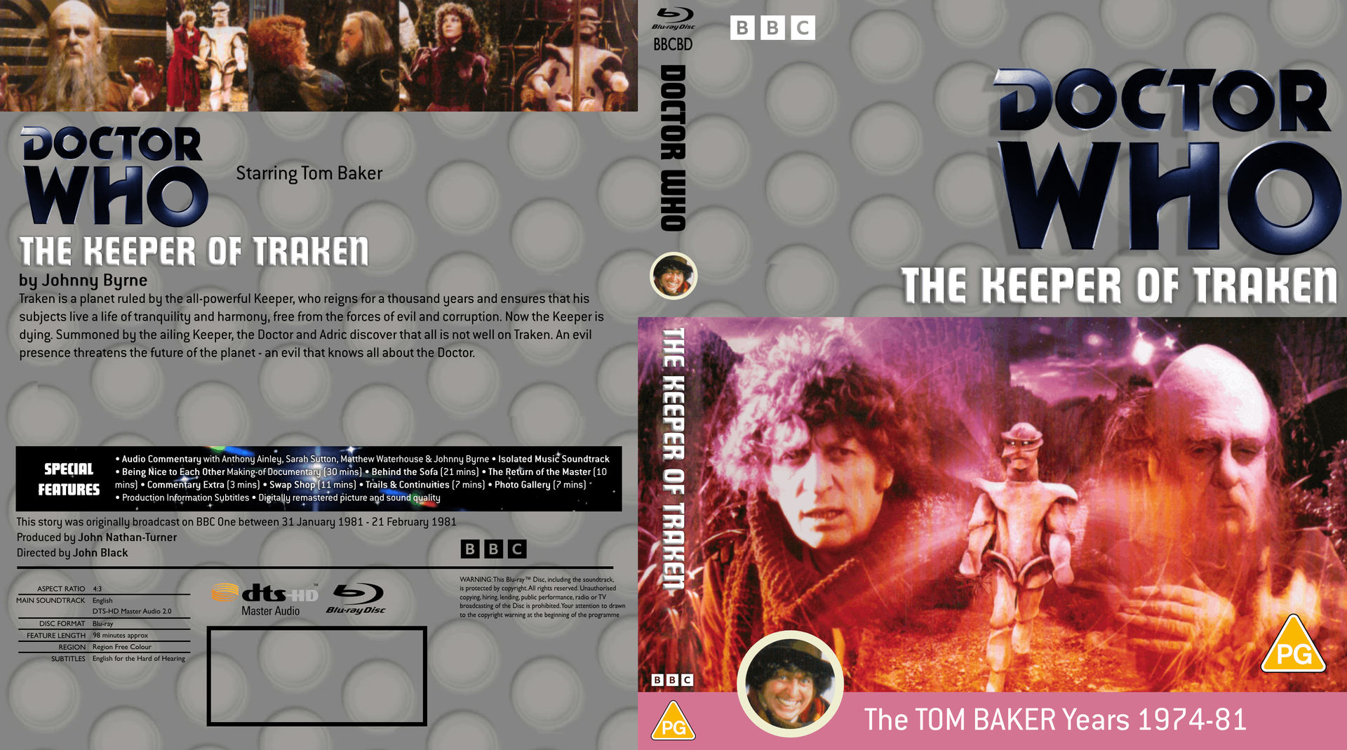 Doctor Who The Keeper of Traken Blu-ray Cover (RB) by TrixieCat123 on ...