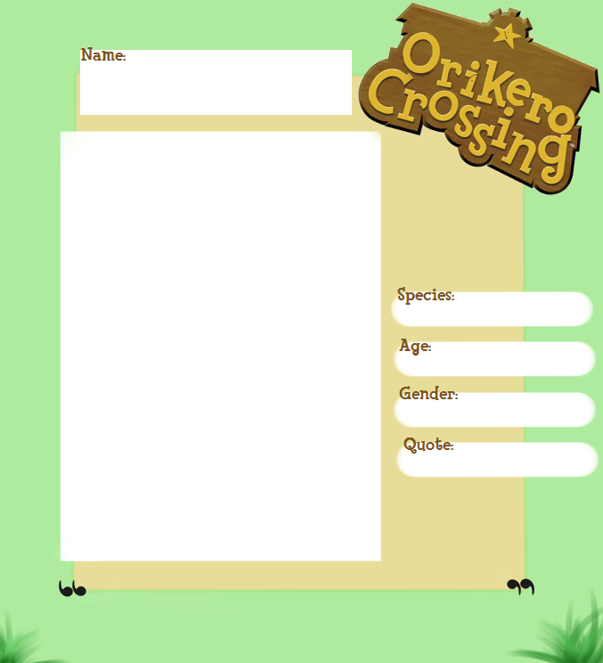 Orikero Crossing Application