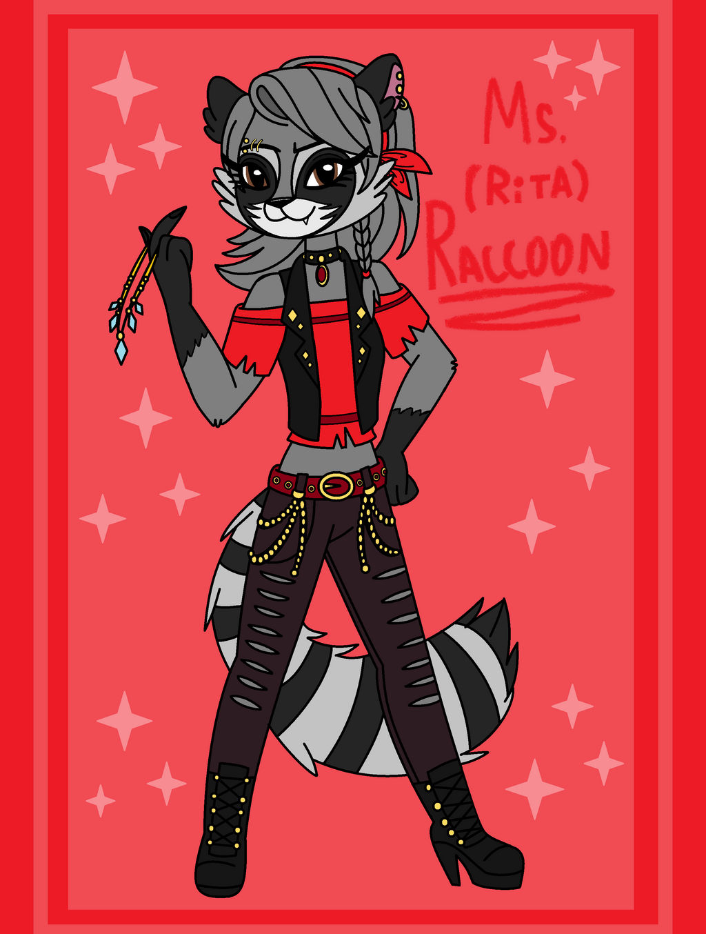The Bad Guys OC - Ms. Raccoon (Rita Raccoon) by Selkina2000 on DeviantArt