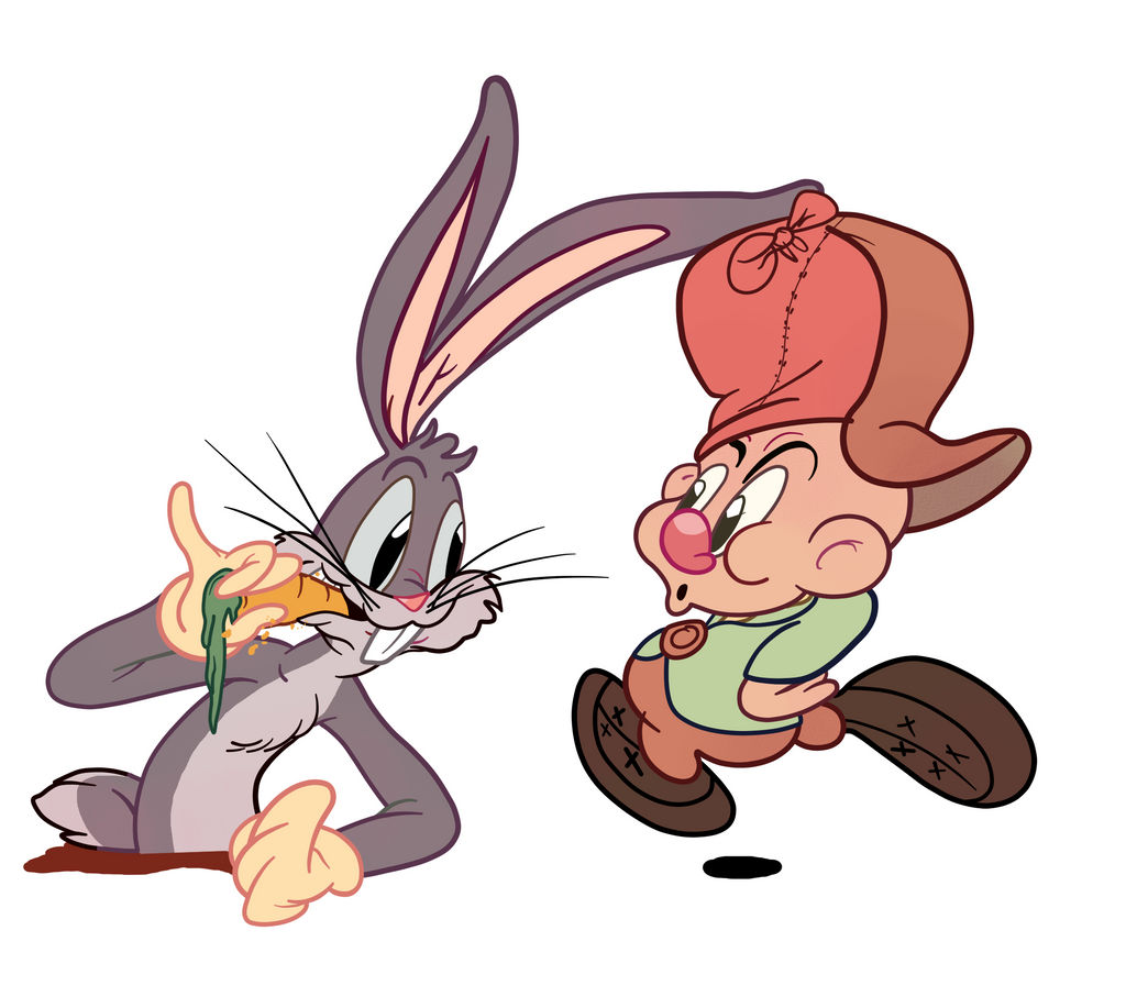 Bugs Bunny y Elmer Fudd by FedeDenus on DeviantArt