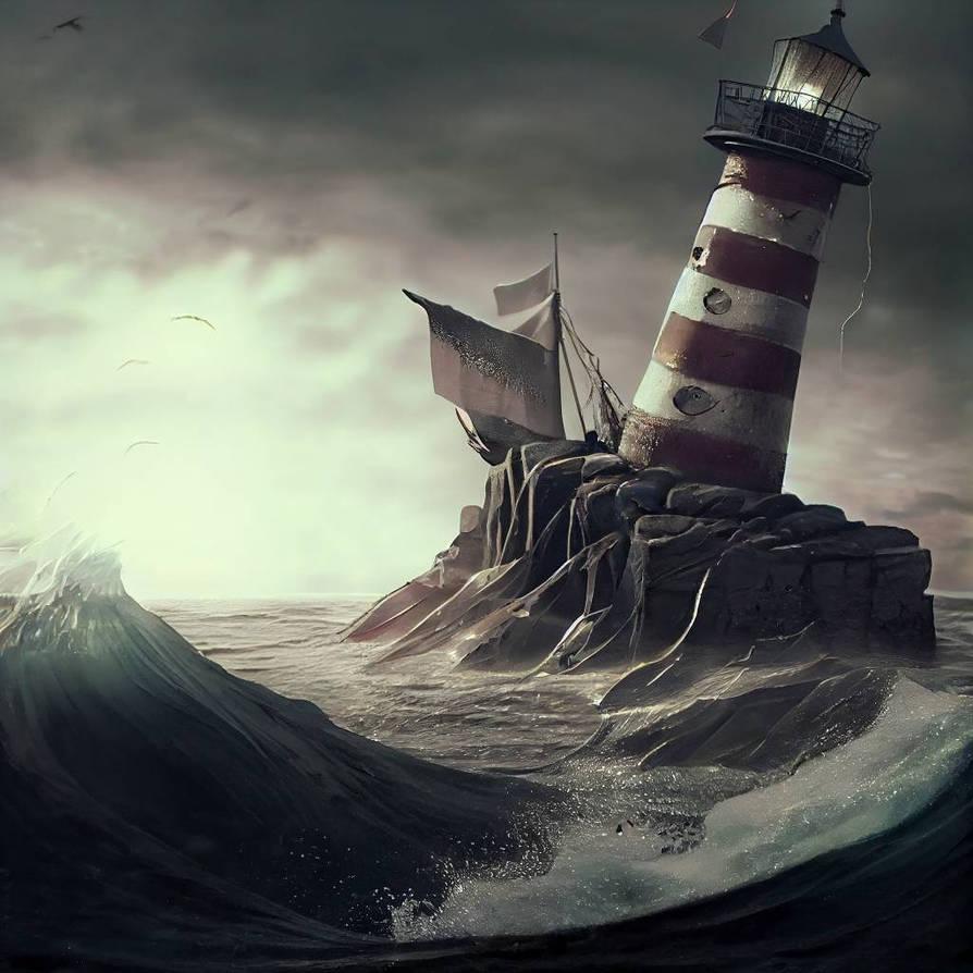 Collapsing Lighthouse The falling lighthouse by fatalvenom26 on DeviantArt