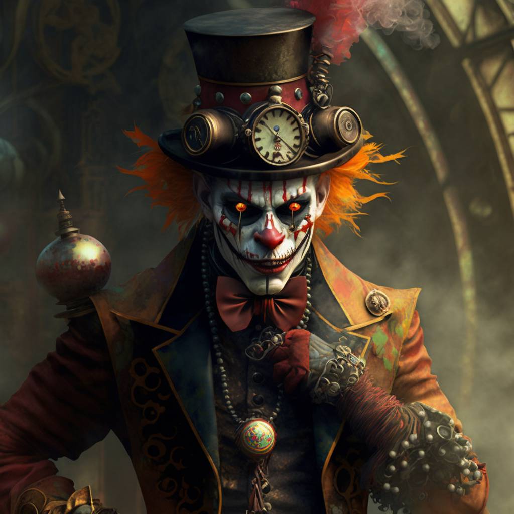 Steampunk clown by fatalvenom26 on DeviantArt