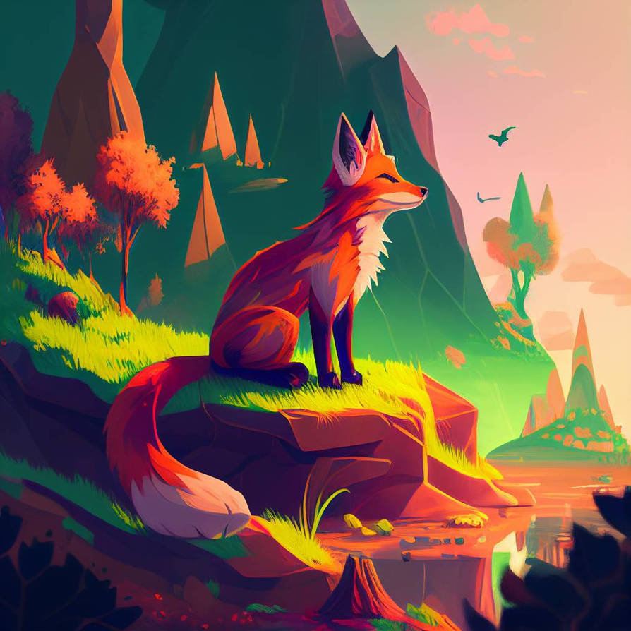 The cute red fox by fatalvenom26 on DeviantArt
