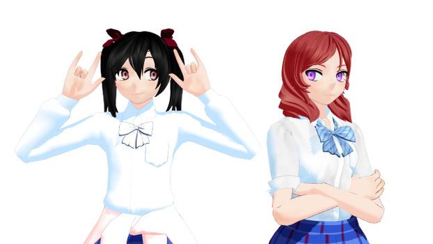 [MMD] Nico and Maki