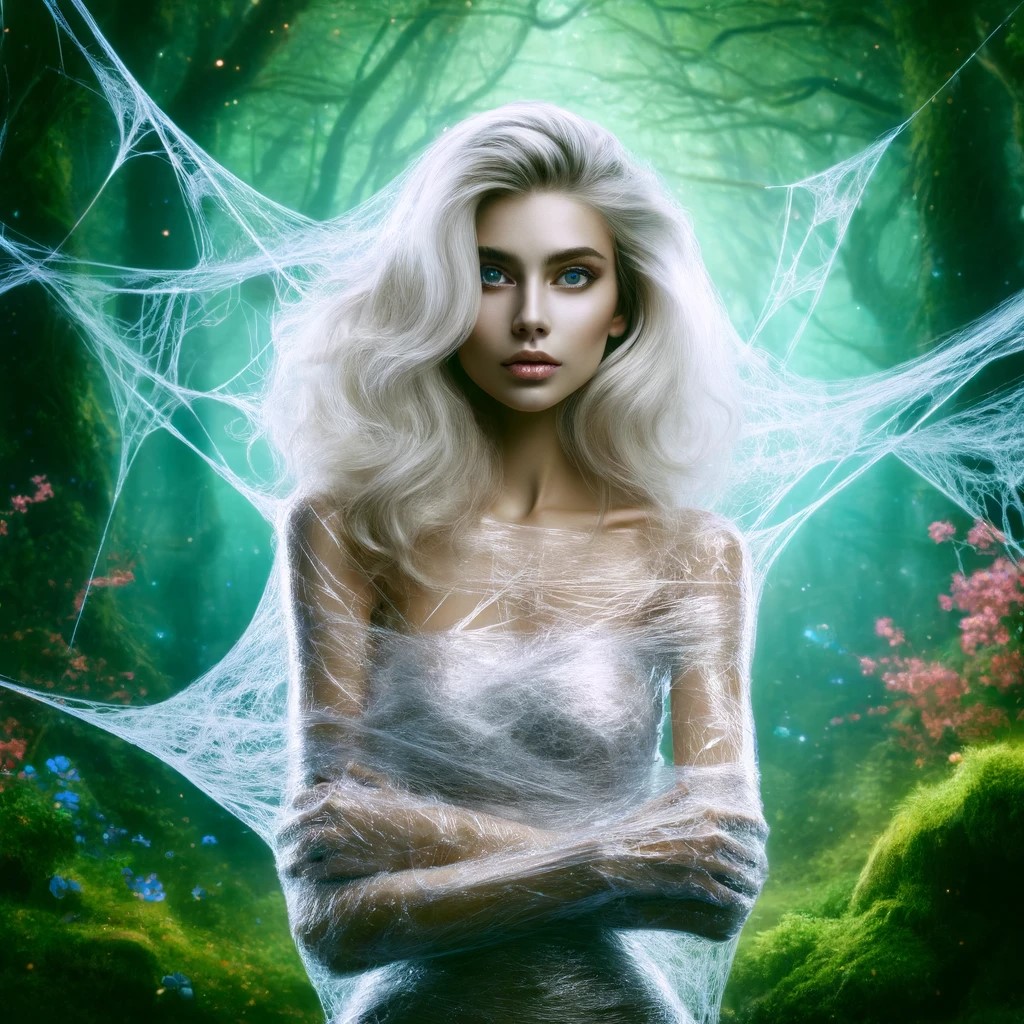 Vampire Webbed Webbed Woman - wrapped tightly for the spider by gotspider on DeviantArt