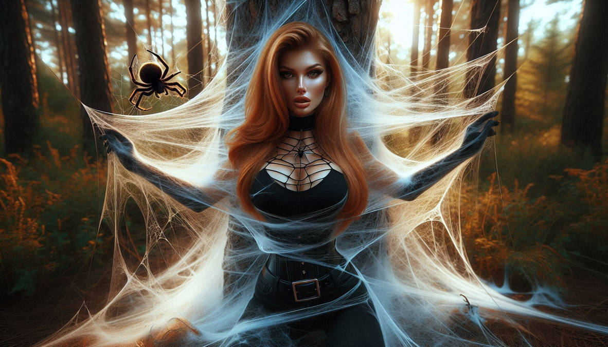 Vampire Webbed Webbed Woman - silky thread by gotspider on DeviantArt