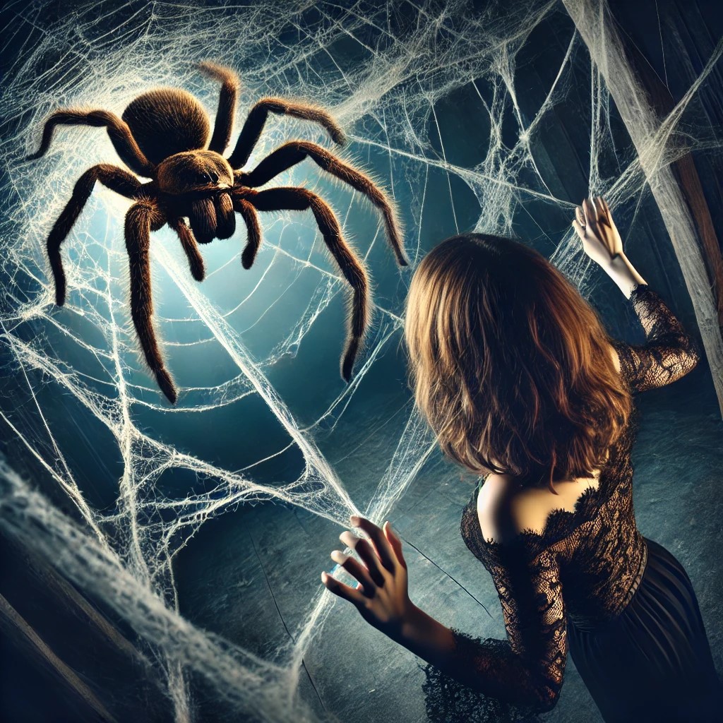 Vampire Webbed Webbed Woman - I'm trapped! by gotspider on DeviantArt