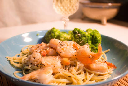 Quick Shrimp Scampi