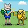 pixel Finn and Jake