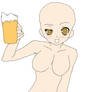 Beer Commercial Girl Base