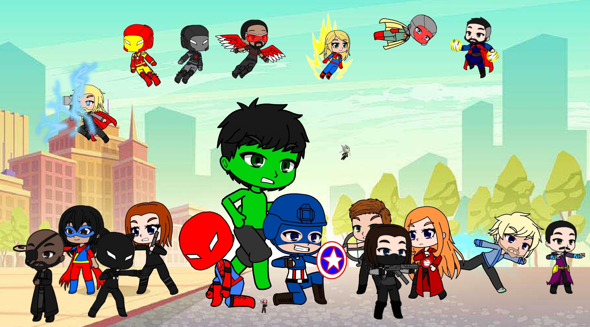 Justice league (Gacha club version) by haikaltv on DeviantArt