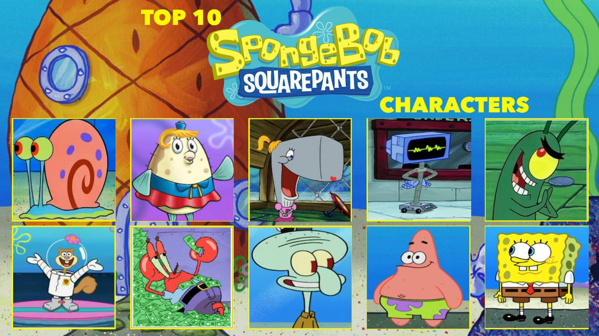 Top 10 Spongebob Squarepants Characters By Haikaltv On DeviantArt top-10-spongebob-squarepants-characters-by-haikaltv-on-deviantart