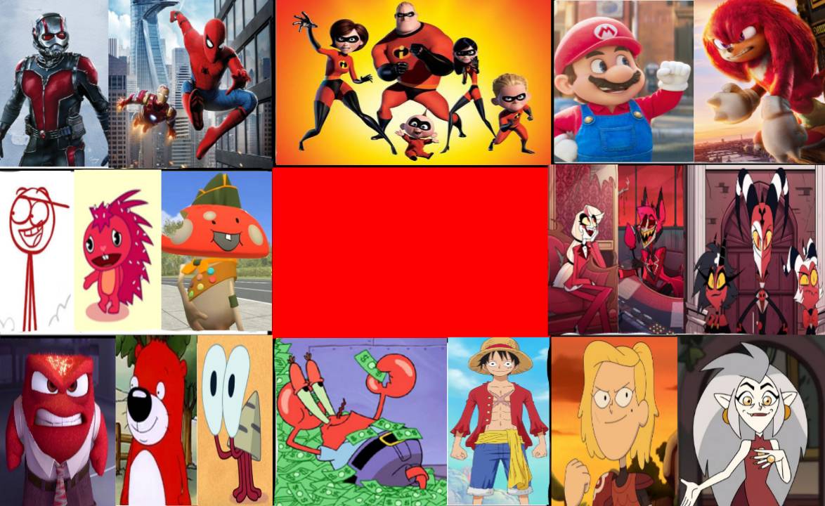 Favorite red characters by haikaltv on DeviantArt