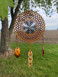 Chainmaille Dreamcatcher - Fall theme