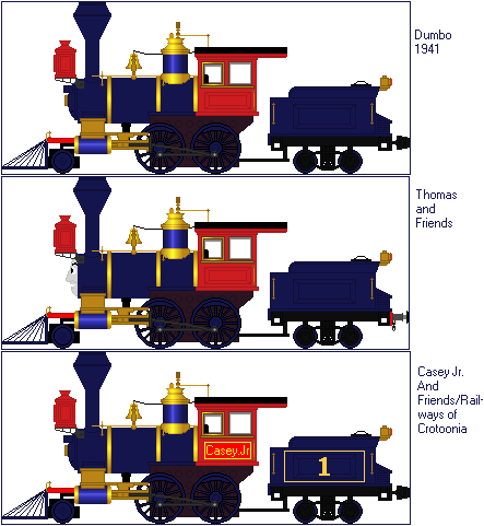 Casey Jr Color Codes Casey Jr V2 by WLLNERJ50 on DeviantArt