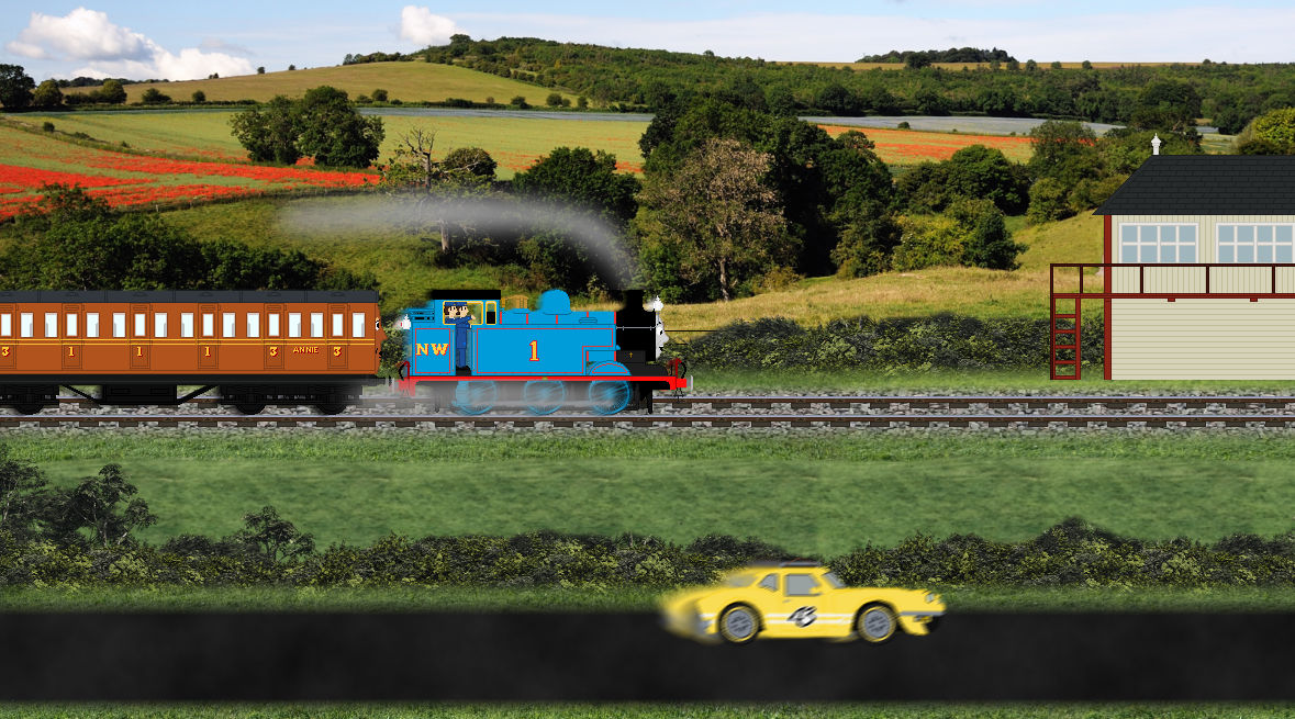 Thomas And The Racing Car by WLLNERJ50 on DeviantArt