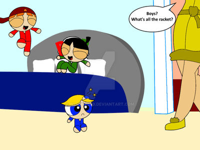 Three Rowdyruff Boys Jumping On The Bed Remastered by WLLNERJ50 on ...