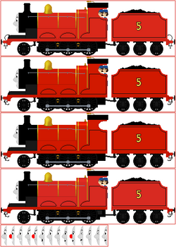 James The Red Engine Model Era
