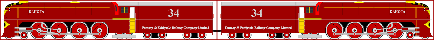 Dakota The Red Streamlined Engine by wyattloughrie on DeviantArt