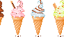 mini ice creams