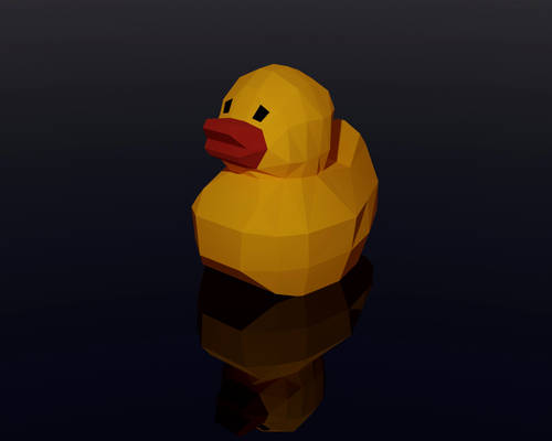 Bathtub Paper Duck