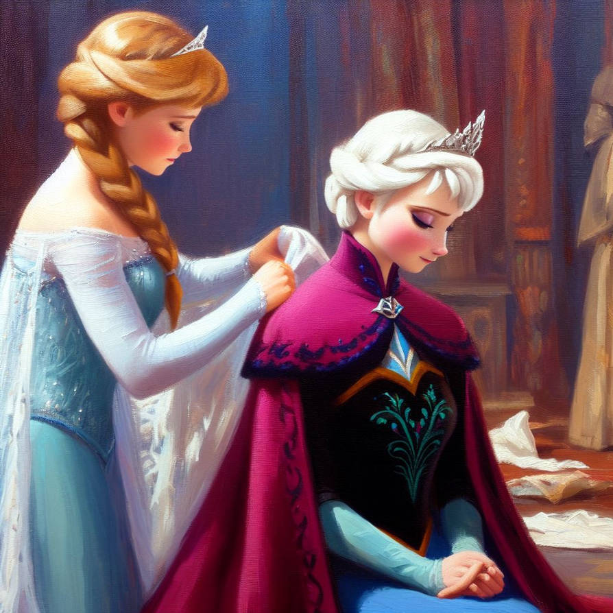 Queen Elsa And Princess Anna by Tenshichan1013 on DeviantArt Queen Elsa And Princess Anna by Tenshichan1013 on DeviantArt