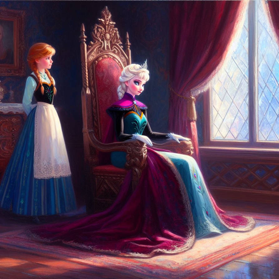 Queen Elsa And Princess Anna by Tenshichan1013 on DeviantArt Queen Elsa And Princess Anna by Tenshichan1013 on DeviantArt