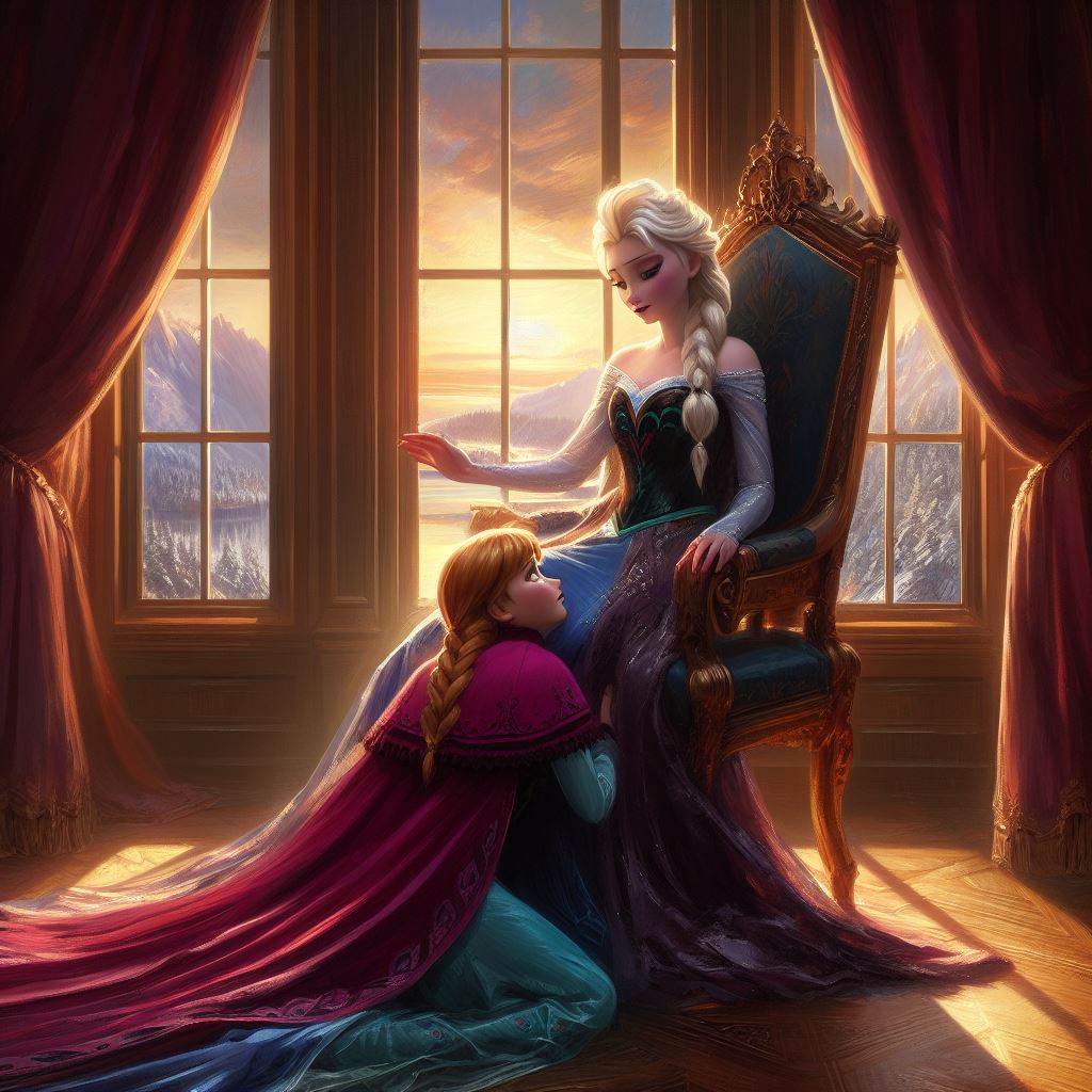 Queen Elsa And Princess Anna by Tenshichan1013 on DeviantArt Queen Elsa And Princess Anna by Tenshichan1013 on DeviantArt