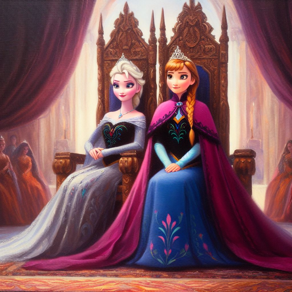 Queen Elsa And Princess Anna by Tenshichan1013 on DeviantArt Queen Elsa And Princess Anna by Tenshichan1013 on DeviantArt