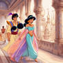 Princess Jasmine And Aladdin