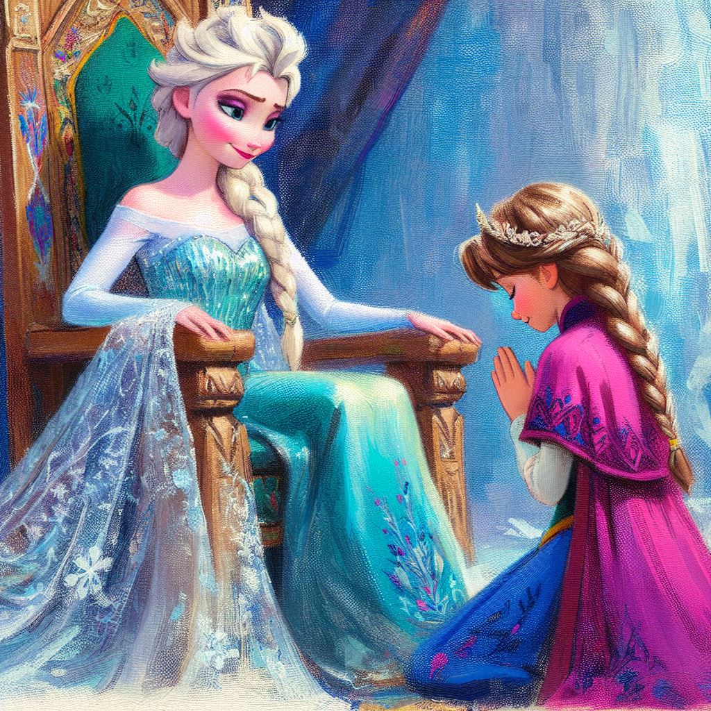 Queen Elsa And Princess Anna by Tenshichan1013 on DeviantArt Queen Elsa And Princess Anna by Tenshichan1013 on DeviantArt